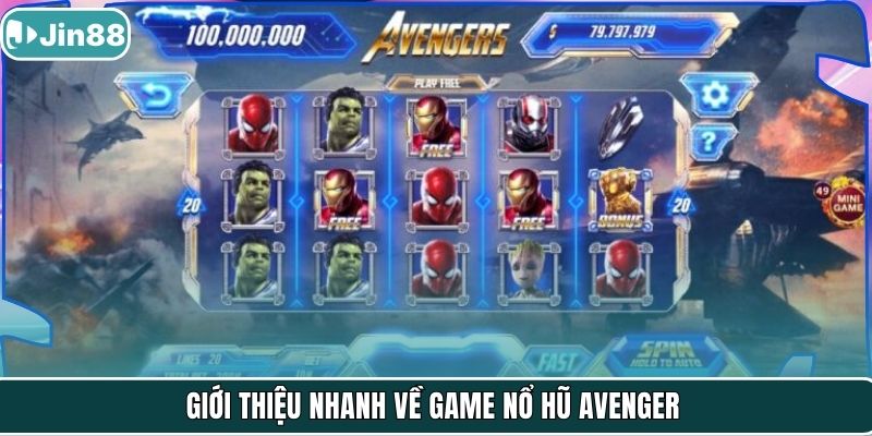 Giới thiệu nhanh về game nổ hũ Avenger